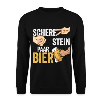 blockedName - Unisex Pullover - Schwarz - Vorne - Alina (178cm) & Michal (187cm)