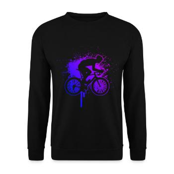 Vélo de route Vélo de route Vélo de route Vélo de route Hommes - Sweat-shirt Unisexe - noir - Devant - Alina (178cm) & Michal (187cm)