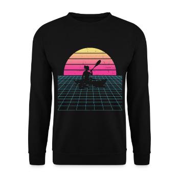 Kayak Femme Kayak Canoë Kayak Homme - Sweat-shirt Unisexe - noir - Devant - Alina (178cm) & Michal (187cm)