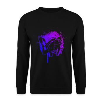 Diver Herren Tauchen Scuba Diver Scuba Tauchen - Unisex Pullover - Schwarz - Vorne - Alina (178cm) & Michal (187cm)