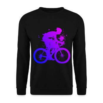 Road Cyclist Road Bike Road Cycling Road Bike - Unisex Sweatshirt - black - Front - Alina (178cm) & Michal (187cm)