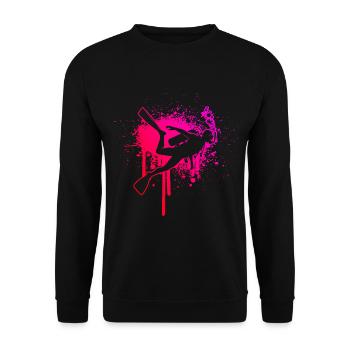 Diver Scuba Diving Diving Diver Scuba Diver - Unisex Sweatshirt - black - Front - Alina (178cm) & Michal (187cm)