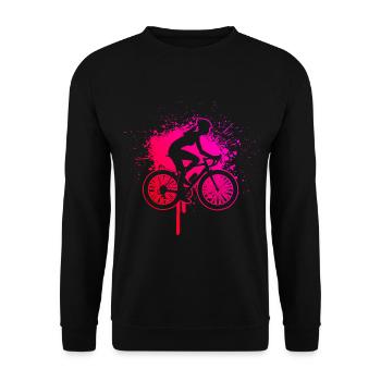 Cyclisme Cyclisme Vélo Femmes Cyclisme - Sweat-shirt Unisexe - noir - Devant - Alina (178cm) & Michal (187cm)