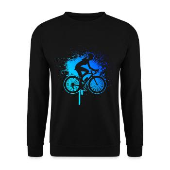 Vélo Cyclisme Cyclistes Cyclisme - Sweat-shirt Unisexe - noir - Devant - Alina (178cm) & Michal (187cm)