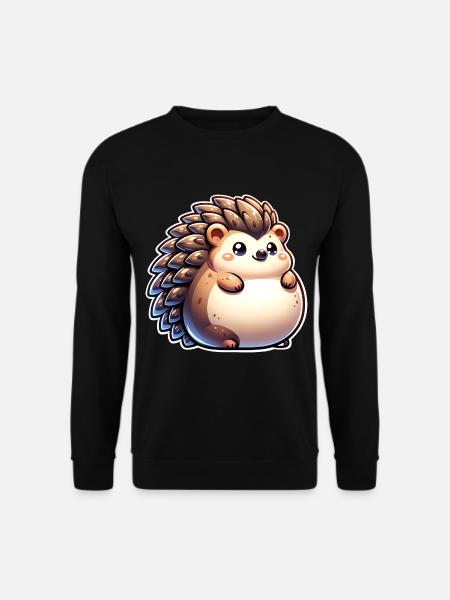 Hedgehog - Unisex Sweatshirt - black