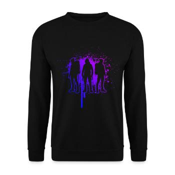 Bouldern Damen Bouldering Kletterer Boulder - Unisex Pullover - Schwarz - Vorne - Alina (178cm) & Michal (187cm)