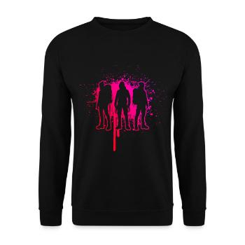 Escalade Bloc Grimpeur Escalade Femmes - Sweat-shirt Unisexe - noir - Devant - Alina (178cm) & Michal (187cm)