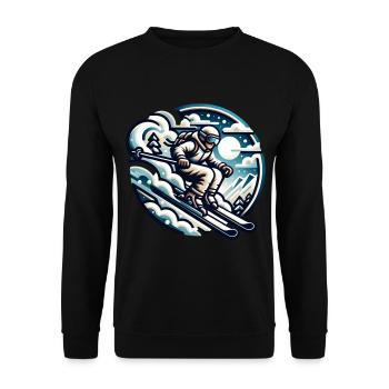 Ski - Sweat-shirt Unisexe - noir - Devant - Alina (178cm) & Michal (187cm)