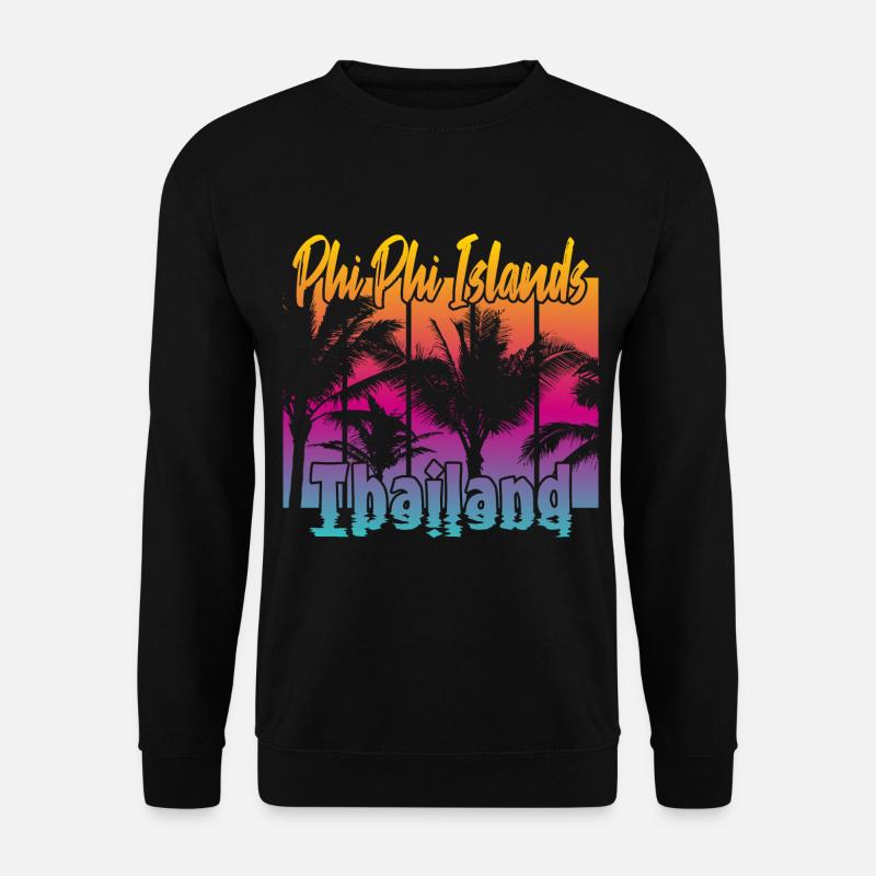 Îles Phi Phi Thaïlande - Sweat-shirt Unisexe - noir
