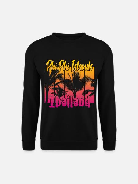 Îles Phi Phi Thaïlande - Sweat-shirt Unisexe - noir