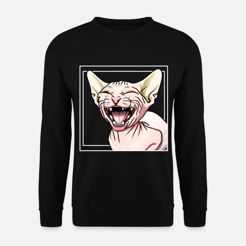 Sphynx Cat - Unisex Sweatshirt - black