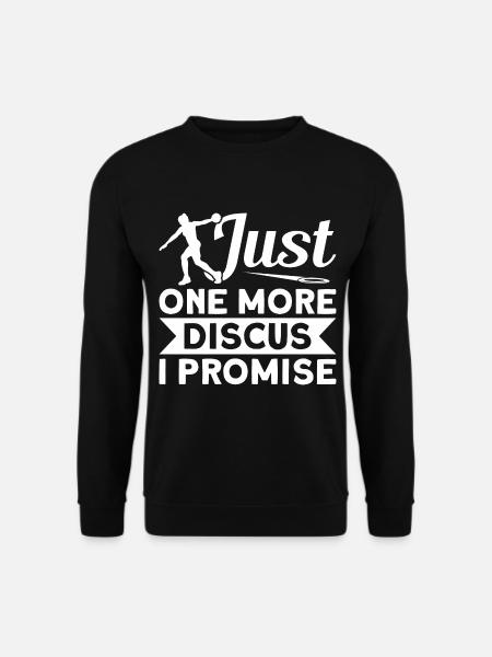 Diskuswurf Diskuswerfer Leichtathletik Diskus - Unisex Pullover - Schwarz