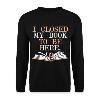 Reading Team Reading Teacher ook Reading - Unisex Sweatshirt - black - Front - Alina (178cm) & Michal (187cm)