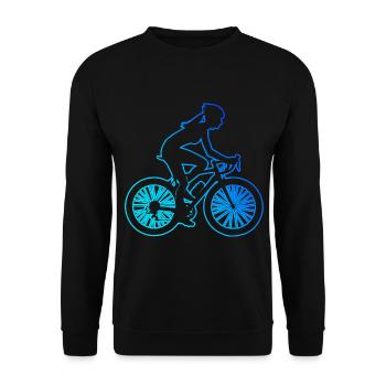 Vélo VTT Vélo Femmes Cyclisme - Sweat-shirt Unisexe - noir - Devant - Alina (178cm) & Michal (187cm)