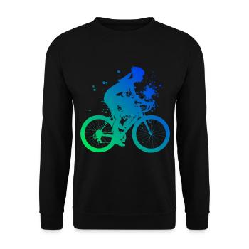 Vélo Cyclisme Vélo VTT Vélo de montagne - Sweat-shirt Unisexe - noir - Devant - Alina (178cm) & Michal (187cm)