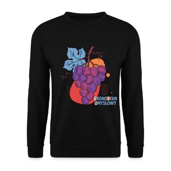 Mental ermine - Unisex Sweatshirt - black - Front - Alina (178cm) & Michal (187cm)
