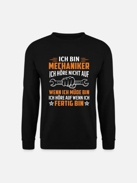 Ich bin mechaniker - Unisex Pullover - Schwarz