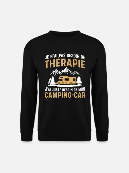 besoin de mon camping-car - Sweat-shirt Unisexe - noir