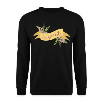 Austenite I - Unisex Sweatshirt - black - Front - Alina (178cm) & Michal (187cm)