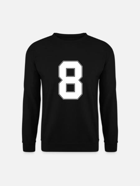 8 Jahre Trikot 8 - Unisex Pullover - Schwarz