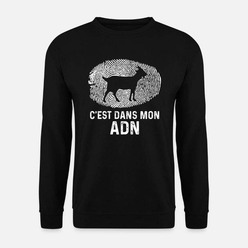 chèvre c'est dans mon adn - Sweat-shirt Unisexe - noir