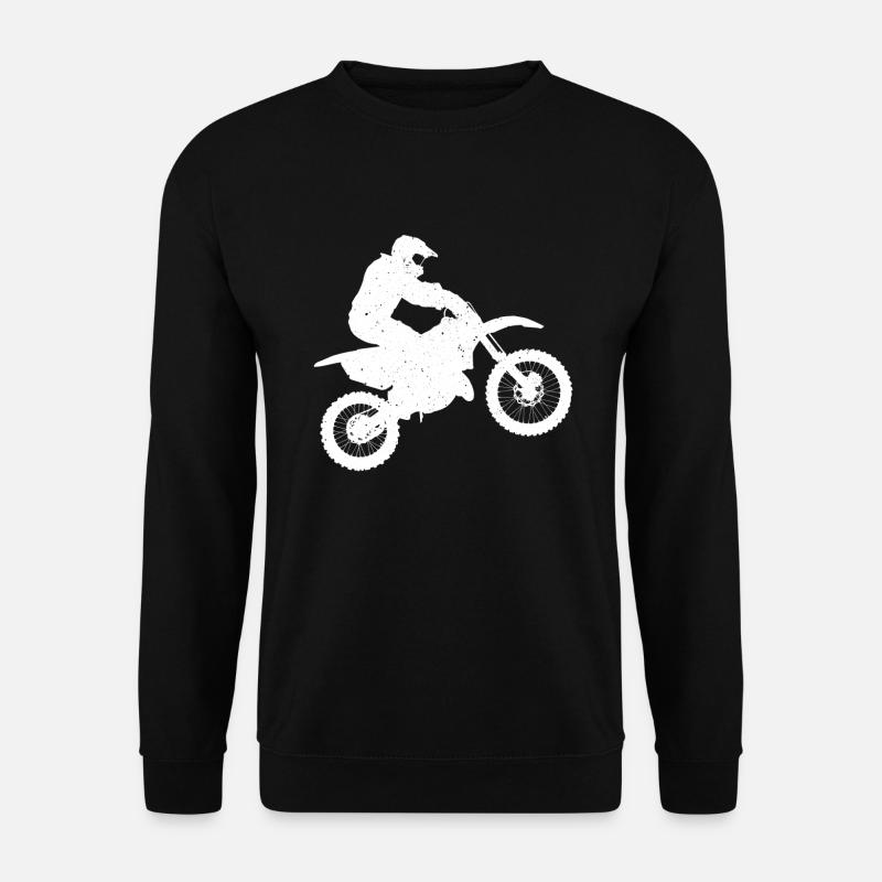 motocross rider T-Shirt motorcycle Sport Motorrad - Unisex Pullover - Schwarz