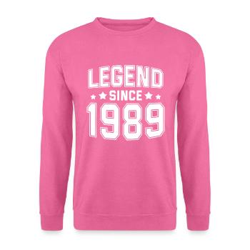 Legende seit 1989 - Unisex Pullover - Pink - Vorne