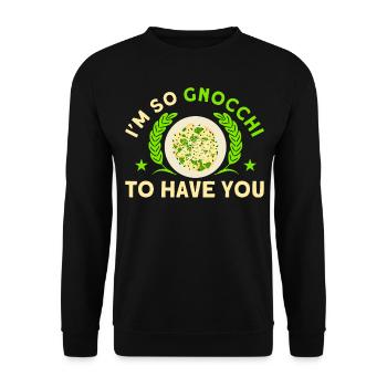 Noodles Noodle Lover Lasagna Spaghetti Gift - Unisex Sweatshirt - black - Front - Alina (178cm) & Michal (187cm)