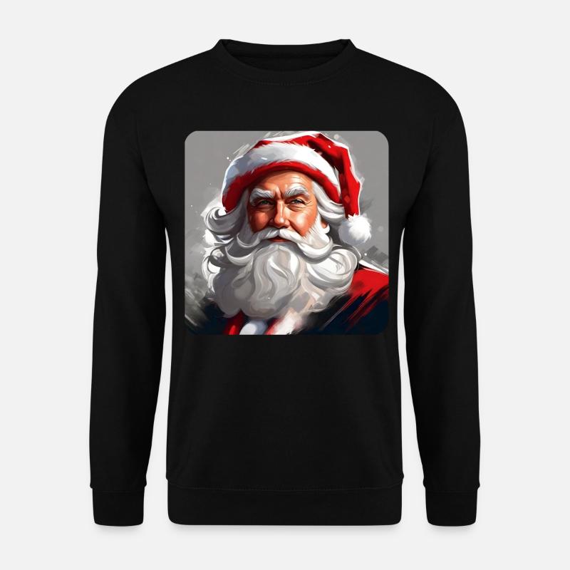 Santa Claus - Unisex Pullover - Schwarz