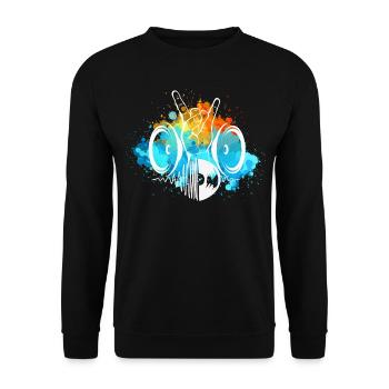 Heavy metal - Unisex Sweatshirt - black - Front - Alina (178cm) & Michal (187cm)