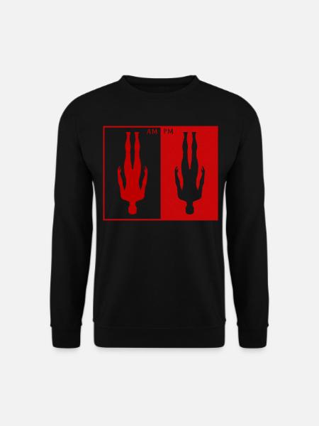 AM PM - Unisex Sweatshirt - black