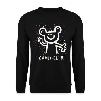 Candy Club - Unisex Pullover - Schwarz - Vorne - Alina (178cm) & Michal (187cm)