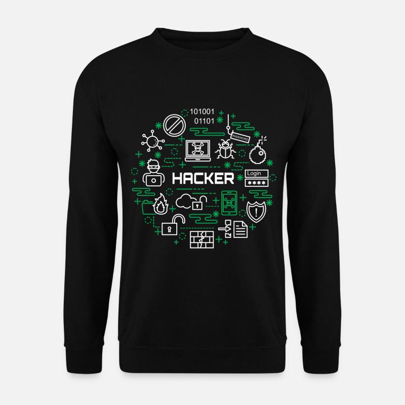 hacker - Unisex Sweatshirt - black