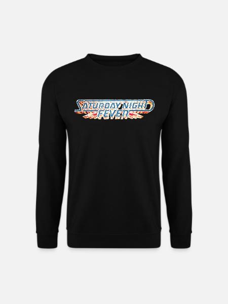 Saturday Night Fever Logo With Lightning Bolts - Unisex Sweatshirt - black