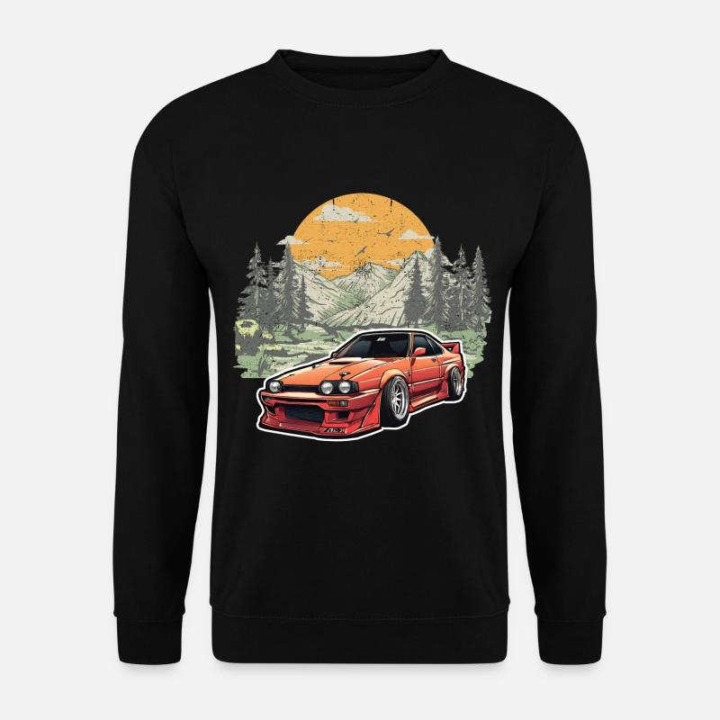 Jdm / Tuning / Turbocompresseur / Jantes / Chiptuning - Sweat-shirt Unisexe - noir