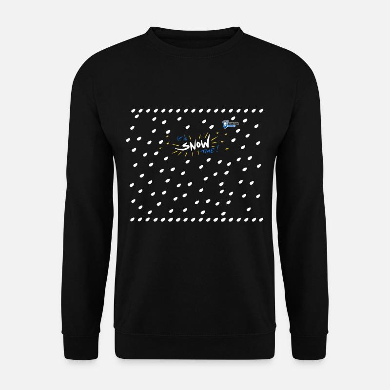 Bavarian Monkey, det er sne tid! - Unisex sweater - sort