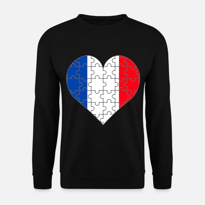Frankreich - Unisex Pullover - Schwarz