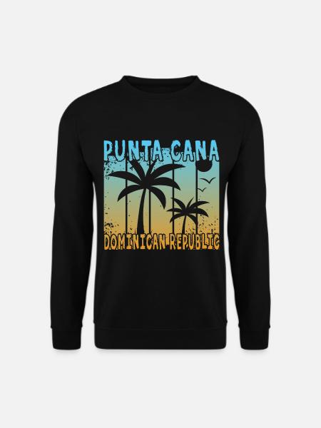 Punta Cana République dominicaine - Sweat-shirt Unisexe - noir