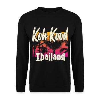 Koh Kood Thaïlande - Sweat-shirt Unisexe - noir - Devant - Alina (178cm) & Michal (187cm)