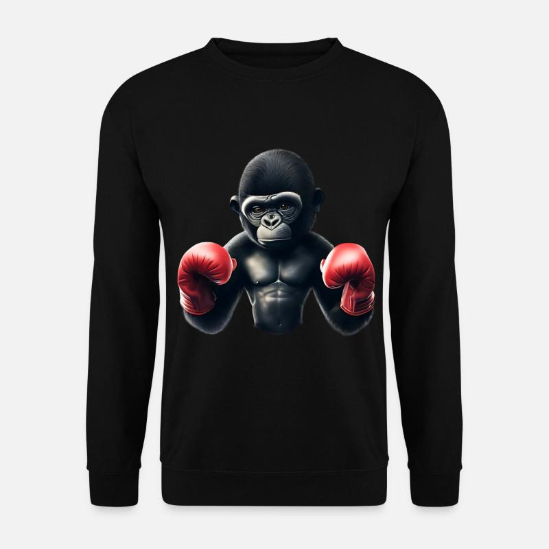 Boxer Gorilla - Unisex Sweatshirt - black