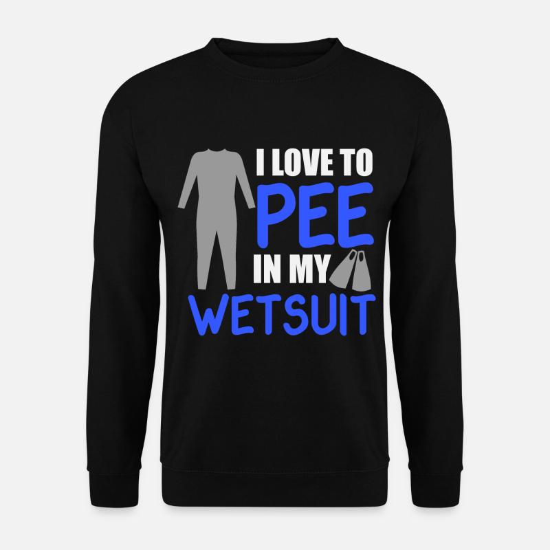 Plongée plongée plongée en apério cadeau - Sweat-shirt Unisexe - noir