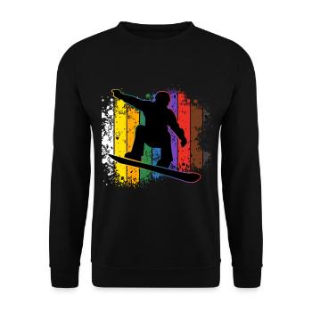 Snowboard - Sweat-shirt Unisexe - noir - Devant - Alina (178cm) & Michal (187cm)