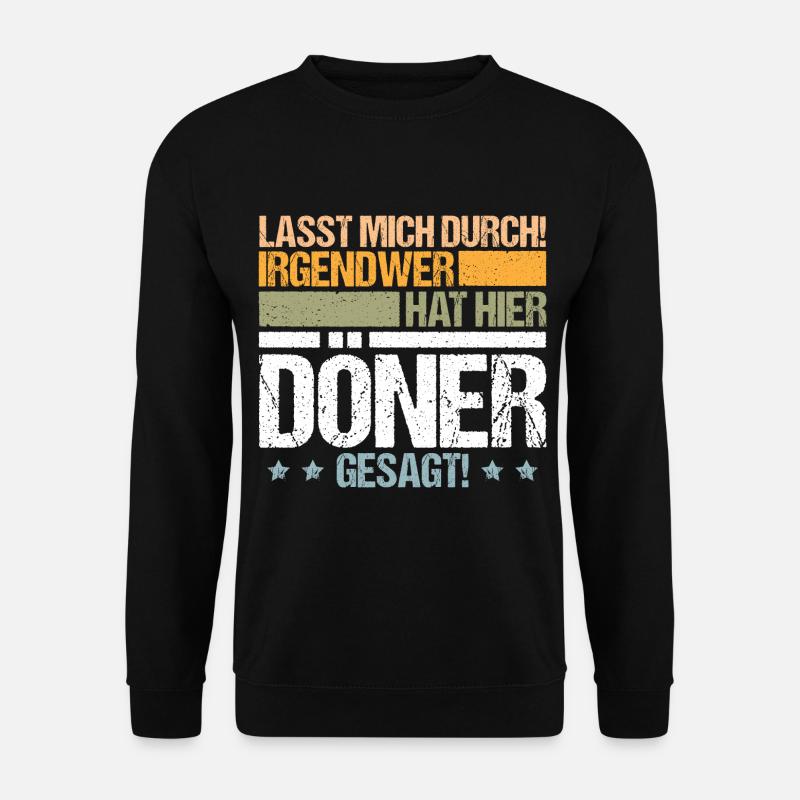 Döner Kebab Essen - Unisex Pullover - Schwarz