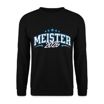 Meister 2026 - Unisex Pullover - Schwarz - Vorne - Alina (178cm) & Michal (187cm)