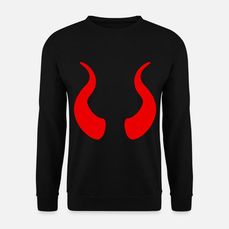 Teufel Hörner - Unisex Pullover - Schwarz