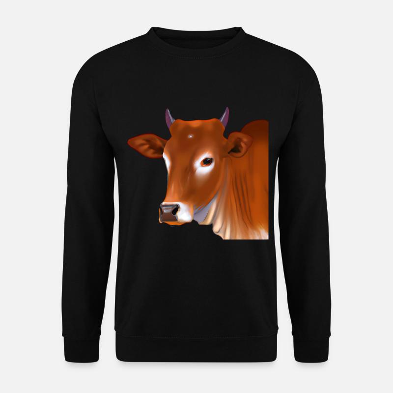 Braunvieh - Unisex Pullover - Schwarz