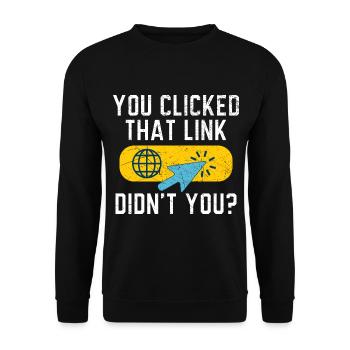 En cas de cyberattaques, il suffit de tirer des câbles - Sweat-shirt Unisexe - noir - Devant - Alina (178cm) & Michal (187cm)