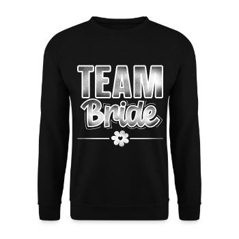 L’équipe Bride - Sweat-shirt Unisexe - noir - Devant - Alina (178cm) & Michal (187cm)