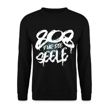 808 Synthesizer Analog Drum Machine - Unisex Pullover - Schwarz - Vorne - Alina (178cm) & Michal (187cm)