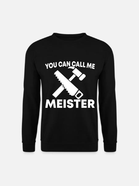 Handwerker Schreiner Zimmermann Geschenk - Unisex sweater - sort